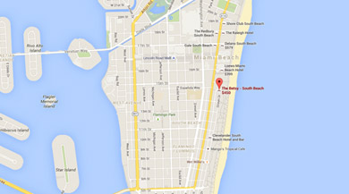 Betsy Location Map