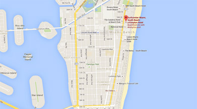 Surfcomber Location Map