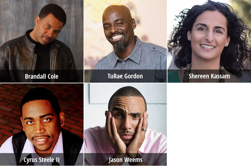 2017 Comedy Wings Semifinalists - 2017 Finalists, TuRae Gordon, Brandall Cole, Sheeren Kassam, Cyrus Steele, Jason Weems