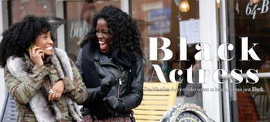 BLACK ACTRESS art